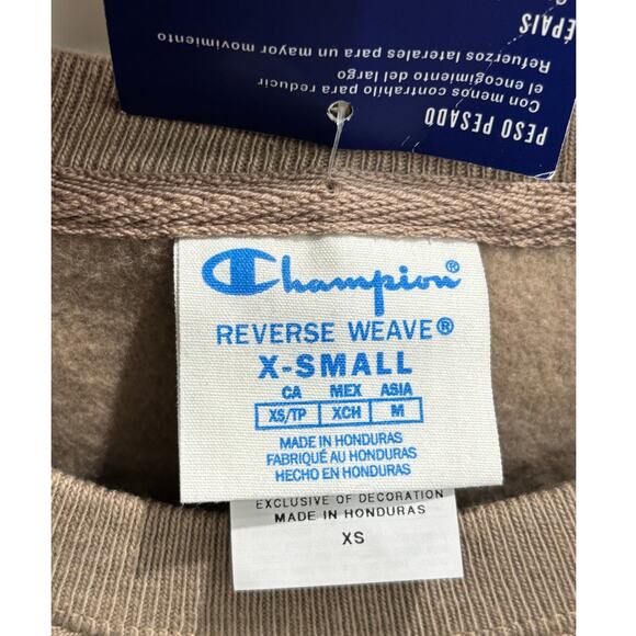 Champion Reverse Weave C Logo Crewneck Sweatshirt XS - Picture 4 of 5